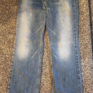 Express Women's Blue Flare Jeans